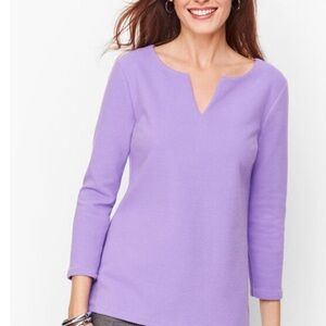 Talbots Lilac Long Sleeve Top
